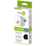 Moskitiera na okno 150 x 180 czarny poliester + taśma rzep