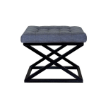 Pouffe Capraz - Black, Blue