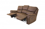 Diivan Saranda 3-kohaline recliner, pruun