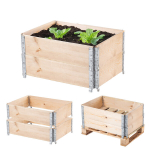 Puidust kaubaaluse pikendus 60x80cm kaubaaluse konteineri voodi pakett 2 tk