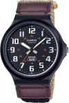 Meeste k&auml;ekell Casio must/pruun