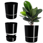 Lillepott Lillekaas 29 cm Kaheosaline Taim Lillepott Plastik