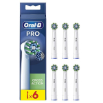 Oral-B EB50RX Pro Cross Action White harjaotsikud (6 tk.)