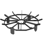 &Uuml;mar grill rest 6 tugijalaga 638mm