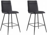 2 baaritooli komplekt Notio Living Zeta, must