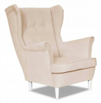 ARI Skandinaavia tugitool Pale Cream Beige magamistubadesse