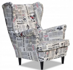 ARI PRINT Skandinaavia k&otilde;rvaklappidega tugitool Family Furniture ajalehe disainimuster