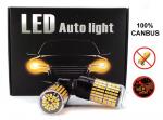 W21W LED-pirnid 2x 7440 12-24V CANBUS oranž PREMIUM