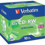 CD-RW Verbatim 10 &Uuml;hikut 700 MB 12x