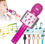 Juhtmeta mikrofon Bluetooth k&otilde;lar, roosa