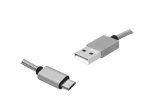 PS USB-microUSB kaabel 1m h&otilde;bedane punutud kaabel