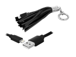 PS USB-IPhone v&otilde;tmehoidja kaabel, must.