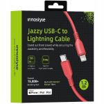 INNOSTYLE USB-C LIGHTNING MFI kiirlaadimiskaabel iPhone'i Kevlarile 1M