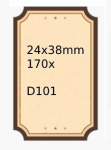 .NIIMBOT etiketid kleebised D101 24*38mm 170tk jaoks