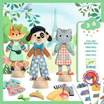 Loominguline kollaažikomplekt Djeco Bonjour Paris DJ09849