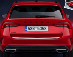 Skoda Octavia IV universaal 2020+ CHROM trimmi luukp&auml;ra peal