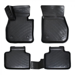 Auto kummimatid mustad 3d bmw x1 f48/u11 (2015-...) rizline