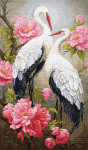 Tikkimiskomplektid "Kevade k&uuml;lalised" 22 x 37 cm SBU5042 Luca-S