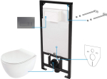 Wc-poti komplekt Deante Silia 6in1
