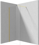 Walk-in du&scaron;isein Deante Prizma, Gold, 80x195 cm