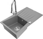 Graniidist k&ouml;&ouml;givalamu Mexen Cesar koos segisti ja sifooniga, hall/h&otilde;bedane