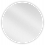 Vannitoa peegel Mexen Loft Round, 60 cm, valge