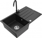 Graniidist k&ouml;&ouml;givalamu Mexen Bruno koos segisti ja sifooniga, Metallic black/silver/black