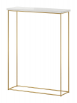 Konsoollaud ADRK Furniture Sili, kuldne/valge