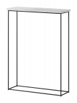 Konsoollaud ADRK Furniture Sili, must/hall