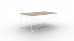 Kohvilaud ADRK Furniture Dante, valge/pruun
