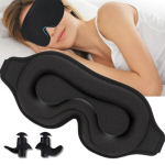 3D unemask unisex k&otilde;rvatroppidega, must, Universaalne