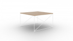 Kohvilaud ADRK Furniture Nelia, pruun/valge