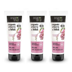 Tugevdav k&auml;tekreem Organic Shop Cherry and Lotus, 3 x 75 ml