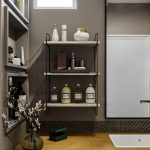 Pulalis riiul, valge