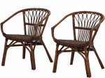 2-osaline toolikomplekt Notio Living Kalink, pruun