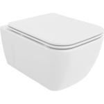 Mexen Margo Rimless WC, aeglaselt sulguba &otilde;hukese istmega, Duroplast, valge - 30420900