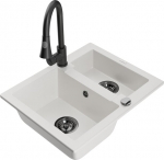 Graniidist k&ouml;&ouml;givalamu Mexen Carlos segisti ja sifooniga, White/Black