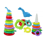 P&uuml;ramiidpusle Dinosaur Lean Toys, 13 tk