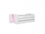 Lastevoodi ilma madratsita/sahtliga Kocot Kids BabyDreams White princess, valge