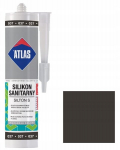 Atlas sanitaartehniline paindlik silikoon 280 ml grafiit