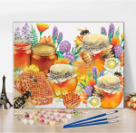 Maalimine numbrite j&auml;rgi 40x50cm