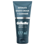 Raseerimisgeel ja puhastusvahend intiimsetele kehaosadele Gillette 2-in-1 Body & Intimate, 177 ml