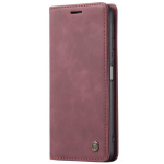 &bdquo;CaseMe&ldquo; Retro Tugev tahke kaaned - burgundi (Redmi Note 10 Pro)