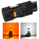LED-pirn P27/7W 3157 12V ilma veata, kaks v&auml;rvi, EU-USA