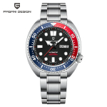 Uus meeste automaatne k&auml;ekell 20 ATM veekindel merikilpkonna automaatne sukelduja spordimeeste k&auml;ekell Reloj Hombre kellad