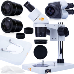 Mikroskoop Rosfix Ganimedes S MSGS-B-PS1 &ndash; Binokulaarne pea 45&deg;, Suurendus 20/40x, Lai t&ouml;&ouml;ulatus