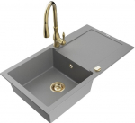 Graniidist k&ouml;&ouml;givalamu Mexen Leo koos segisti ja sifooniga, Grey+Gold