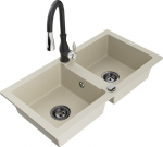 Graniidist k&ouml;&ouml;givalamu Mexen Mario koos segisti ja sifooniga, Beež+Must