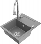 Graniitk&ouml;&ouml;givalamu Mexen Enzo segisti ja sifooniga, Grey+Chrome