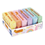 Plastiliin Jovi, 6 pastellv&auml;rvi, 50g